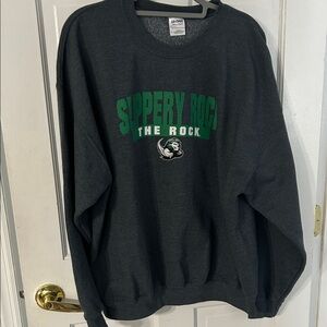 Gildan Dark Gray Slippery Rock Sweatshirt
